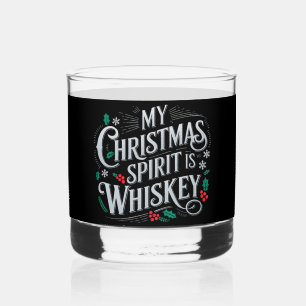 Kerst Drink Whiskey Lovers Drinker Gezegde Whisky Glas