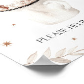 Kerst Drinken Tafel Teken Poster (Hoek)