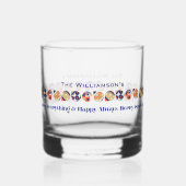 Kerst Drinkglas Merry Everything & Happy Always Whisky Glas (Voorkant)