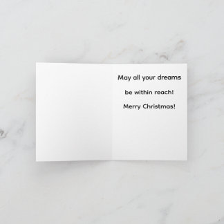 Kerst Dromen Kaart