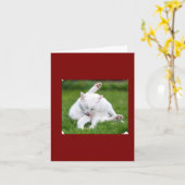 Kerst Dromen Kaart (Gele Bloem)