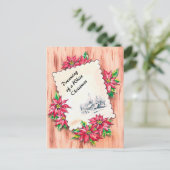 Kerst, dromen van een witte feestdagenkaart (Staand voorkant)