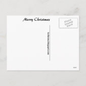 Kerst, dromen van een witte feestdagenkaart (Achterkant)