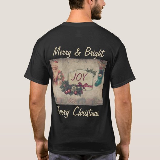 kerst, droog en helderziend t-shirt (Achterkant)