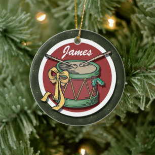 Kerst Drum Ornament