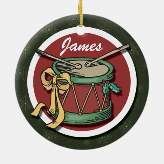 Kerst Drum Ornament (Achterkant)