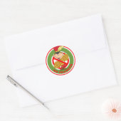 Kerst Drumboy Geen Pinda Stickers (Envelop)