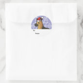 Kerst Duitse Herder Gift Labels (Tas)