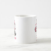 Kerst Duitse Herder met Santa Hat Koffiemok (Center)