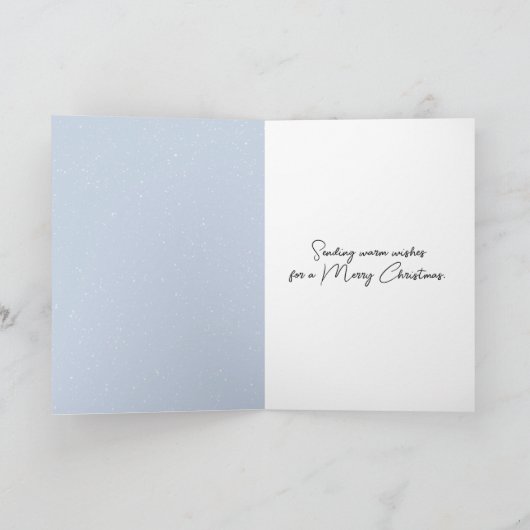 Kerst Duitse herder met sneeuwpop Kaart (Binnen)