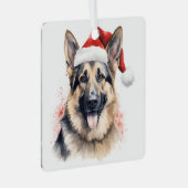 Kerst Duitse Herder vakantie ornament (Voorkant Rechts)