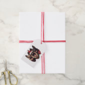 Kerst Duitse herdershonden Cadeaulabel (Met Touw)