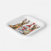 Kerst Duitse herdershonden Papieren Bordje (Gebogen)