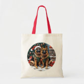 Kerst Duitse herdershonden Tote Bag (Voorkant)