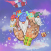 Kerst Dwergen Sticker (Voorkant)