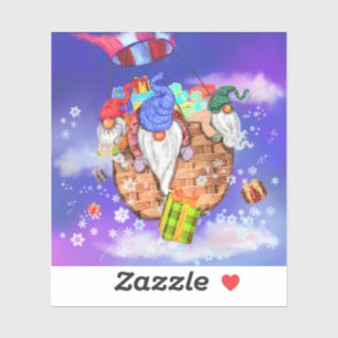 Kerst Dwergen Sticker