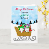 Kerst Dwergen | Van Onze Dwerg tot de Jouwe Kaart (Gele Bloem)