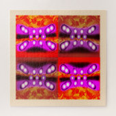 Kerst edelstenen kunst legpuzzel (Horizontaal)