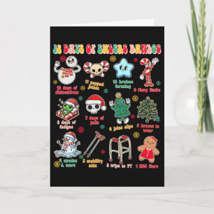 Kerst Eds Chronische Ziekte Kerstmis 12 Dagen Van  Kaart