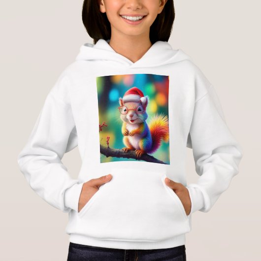 Kerst Eekhoorn als Santa Claus-56765 (Voorkant)