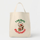 Kerst Eekhoorn & Antlers Lights Canvas tas (Voorkant)
