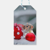 Kerst Eekhoorn cadeau labels Cadeaulabel (Achterkant)