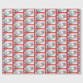 Kerst Eekhoorn en de Kerstman Cadeaupapier (Vlak)