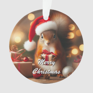Kerst eekhoorn houden Ornament