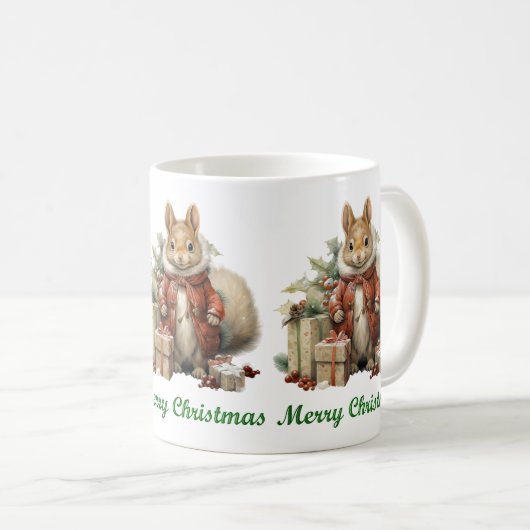 Kerst Eekhoorn Mok (Voorkant rechts)