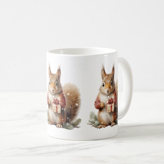 Kerst Eekhoorn Mok (Voorkant rechts)