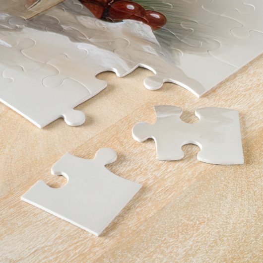 Kerst eekhoorn puzzel legpuzzel (Zijkant)