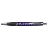 Kerst Eekhoorn Roosteren Hazelnoten op Log Fire Pen (Achterkant)