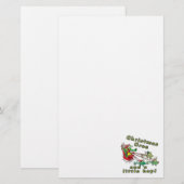 kerst : een beetje hopkikkers en krokodille briefpapier (Voorkant / Achterkant)
