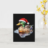 Kerst Eend Jagen Kerstman Kerstman Light Country M Kaart (Gele Bloem)