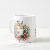 Kerst Eend Koffiemok (Voorkant links)