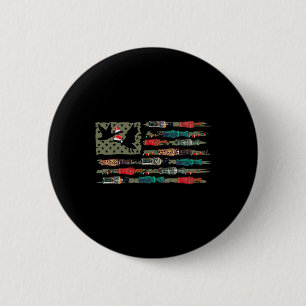Kerst Eend Oproep Vlag Kerstmis Mallard Duck Hu Ronde Button 5,7 Cm