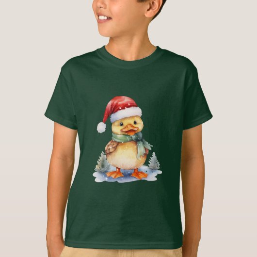 Kerst Eend T-shirt (Voorkant)