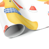 Kerst Eend, Versiering en Cadeaus Cadeaupapier (Rol Hoek)