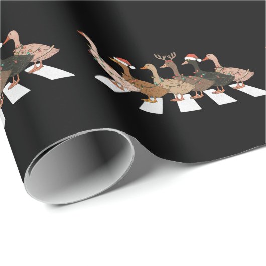 Kerst Eenden Funny Animals Xmas Boerderij Lover Gi Cadeaupapier (Rol Hoek)