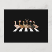 Kerst Eenden Funny Animals Xmas Boerderij Lover Gi Feestdagenkaart (Voorkant)