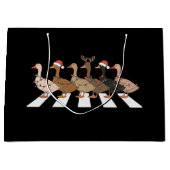Kerst Eenden Funny Animals Xmas Boerderij Lover Gi Groot Cadeauzakje (Voorkant)