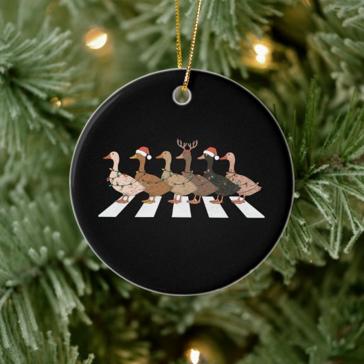 Kerst Eenden Funny Animals Xmas Boerderij Lover Gi Keramisch Ornament (Boom)