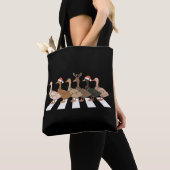 Kerst Eenden Funny Animals Xmas Boerderij Lover Gi Tote Bag (Dichtbij)