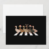 Kerst Eenden Grappige Dieren Kerst Boerderij Liefh Feestdagenkaart (Voorkant / Achterkant)