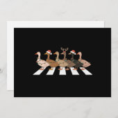 Kerst Eenden Grappige Dieren Kerstmis Boerderij Li Feestdagenkaart (Voorkant / Achterkant)