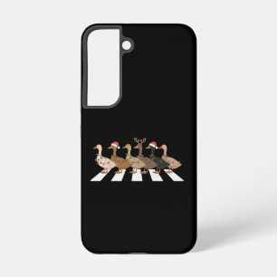 Kerst Eenden Grappige Dieren Kerstmis Boerderij Li Samsung Galaxy Hoesje