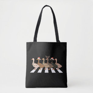 Kerst Eenden Grappige Dieren Kerstmis Boerderij Li Tote Bag