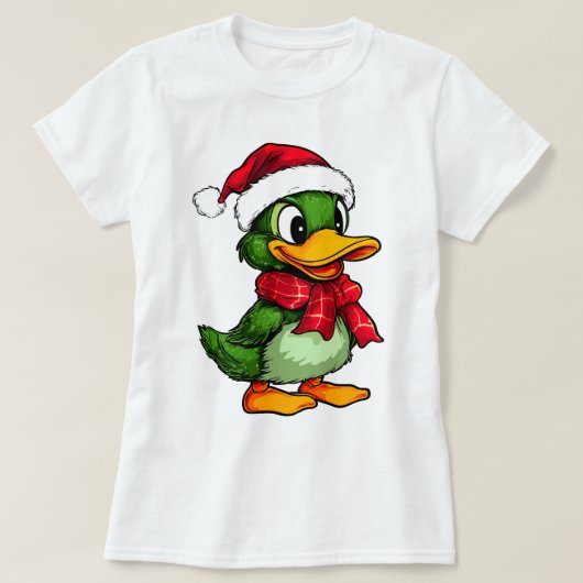 Kerst Eendje T-shirt (Design voorkant)