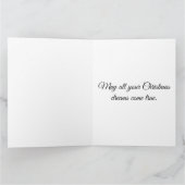 Kerst Eenhoorn en Sprookjeskasteel Kaart (Binnen)