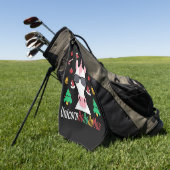 Kerst Eenhoorn Golfhanddoek (Groen)